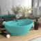 HOMIUSE Luxus-Waschbecken Überlauf Matt Hellgrün 58,5x39cm Keramik Waschbecken Waschtisch Aufsatzwaschbecken Badunterschrank Waschbecken GäSte Wc Waschbecken Aufsatzwaschbecken Dekorativ