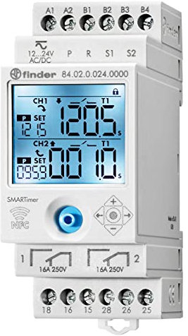 SMARTIMER, NFC PROG, DPDT, 16 A, 24 V, Digital-Timer, 1 Stück, 84.02.0.024.000
