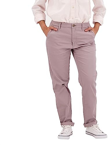 Dockers Damen Hose Weekend Chino Slim, Purple Dove, 29 Extra Lang