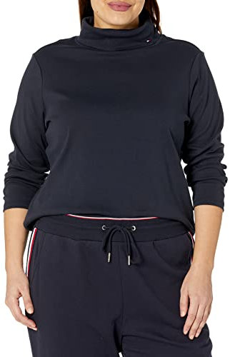 Tommy Hilfiger Damen Everyday Basic Soft Rollkragen, Sky Capt, 3X