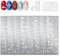 Nail Art Stamping Templates 8pcs Nail Stamping Templates with Nail Stamper and Scraper for DIY Nail Art Decoration Nail Salon Design