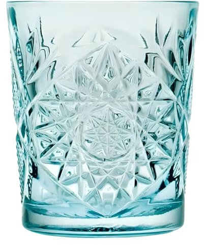 Leerdam Crisal Glas 922318 Libbey Hobstar - Juego de 6 vasos (0,35 L, capacidad de 0,35 L), color azul
