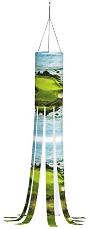 Strand-Golfplatz-Halloween-Windsack, Geister-Flagge, 101,6 cm, Halloween-Outdoor-Hängedekorationen, Garten, Fenster, Hof, Dekoration