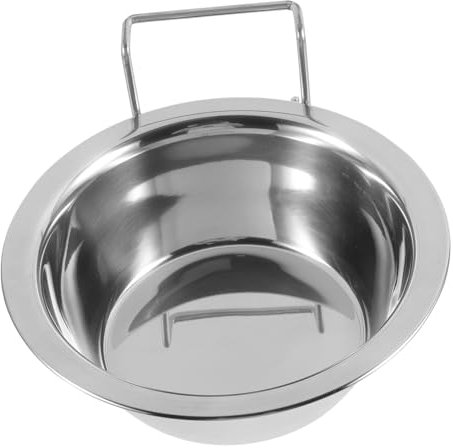 Angoily Bol pour Chat Acier Inoxydable avec Support en Fer Et Mangeoire Suspendue pour Animaux De Compagnie Amovible