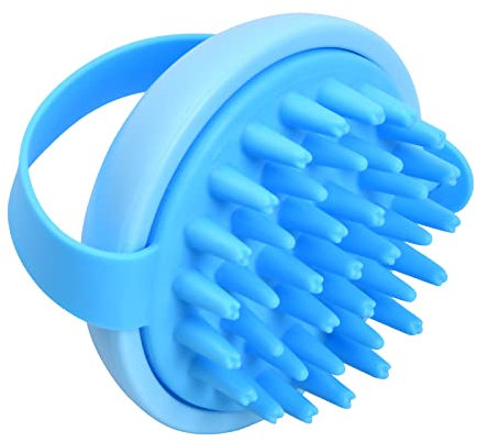 Rapidbok Brosse Massage Cuir Chevelu, Brosse Shampoing Silicone, Brosse Cuir Chevelu, Brosse à Cheveux pour Nettoyage, Stimuler la Croissance des Cheveux, Circulation Sanguine