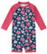Costumi da Bagno per Bambina con Cerniera Completa e Protezione Solare UPF 50+ Tuta Solare per Neonati a Un Pezzo(3-6mesi)