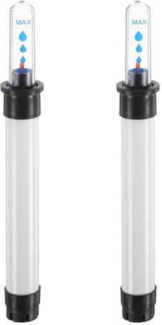 Veemoon 2PCS Hydroponic Water Level Indicator White Floating Plant Water Gauge Level Monitor for Pots Gardening Potted Plants Grass 22.80cm