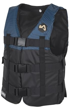 MESLE Giubbotto di Salvataggio H210, 2XS-4XL, Galleggiamento per Adulti e Bambini, Gilet 50N per Uomini e Donne, Protezione dagli Impatti per Jet Ski, SUP, Sci Nautico, Kayak, Wakeboard