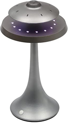 Loohacp Schwimmender Globus, Magnetischer Schwebelautsprecher Bluetooth 5.2 LED Schwebelautsprecher USB, Euchtsprecher, Globus