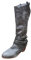 Viunychn Winterstiefel Damen Stiefel Dicke Warme Lässige Halbhoch Damenstiefel Halbschaft Warm Gefüttert Kniehohe Schneestiefel Retro Hohe Stiefel Langschaft Stiefel Westernstiefel