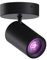 CALEX Smart LED Deckenstrahler, 1-flammig rund, schwenkbar, RGB-Farben & kalt- bis warmweiß Licht, dimmbar, WLAN App- & Sprachsteuerung, Schwarz