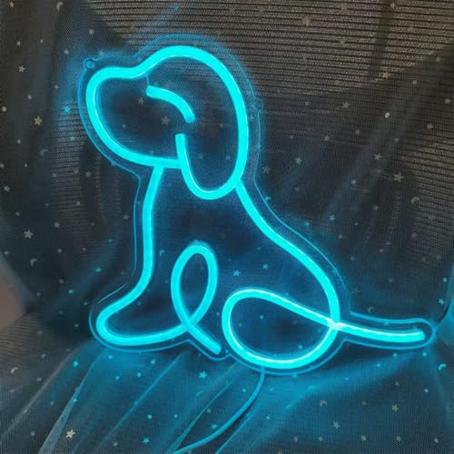 Hund Neon Schild Dog Led Sign Haustier Tier Neon Lamp | Wandkunst, Schlafzimmer Dekor, Kunst Schöner Welpe Nach Maß Home Decor
