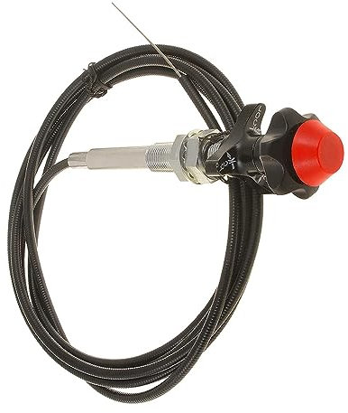 Genérico Cable de control multiuso para Reemplazar 55204 con pomo negro 2 in