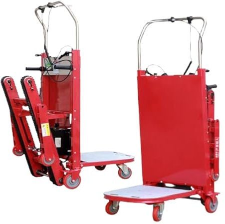 zhyunvd Elektrischer Raupen Treppensteiger Treppensteiger Sackkarre Elektrisch Handwagen Elektrischer Treppensteigwagen Wagen Mit 800W Bürstenlosem MotorTragfähigkeit (400 kg) A,800W