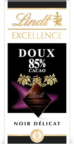 Lindt EXCELLENCE 85% Kakao - Milde Edelbitter-Schokolade | 100 g Tafel | Extra milde Bitter-Schokolade | Intensiver Kakao-Geschmack | Dunkle, Vegane Schokoladengeschenk | 100g (5er Pack)