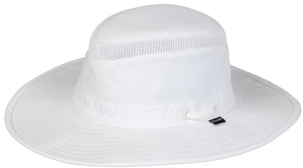 Tilley - Unisex Airflo Broad Brim Ltm6 Hat, Color White, Size: 7 1/4