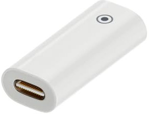 USB C to Pencil Adapter for Apple Pencil 1st Generation, Charging Adapter for Apple Pencil Compatible with iPad Pro 12.9”, 10.5”, 9.7”, iPad 6, Air 3, iPad Mini 5, iPad 9th, iPad 10 (2022), White