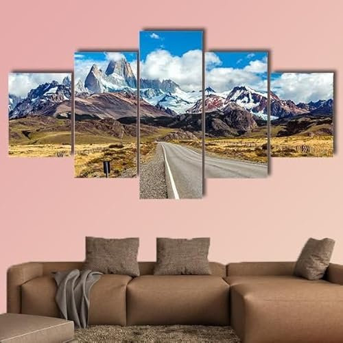 Generisch 5 Teile Roy Peak Malerei Tuch Plakat Wanddekoration, Wandkunst Druckset (Rahmenlos)