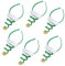 Ipetboom 6 Pièces Bandeaux de Noël pour Garçon Fille de Tête Arbre de Noël avec Vertes Accessoires Festifs pour Fêtes et Spectacles