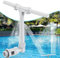 Fontana Della Piscina Per Piscine Fuori Terra, Fontana Della Piscina Con Doppio Spruzzo, Cascata A Doppio Getto Regolabile, FontanaPer PiscinaFuori Terra A Cascata Fontane Per Piscine Interrate