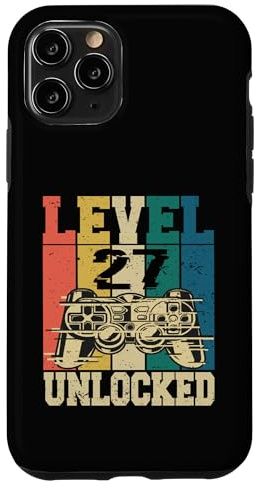 27 Birthday Gamer Gaming Gamer 27 Years Level 27 Unlocked Case for iPhone 11 Pro