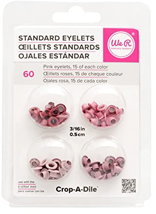 We R Memory Keepers Ösen zum Basteln von We R Memory Keepers, pink, Standard