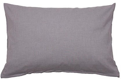 Hans-Textil-Shop Kissenbezug 40x60 cm Karo 2x2 mm Grau Baumwolle - Kariert, Kissenhülle, Deko, Sofa, Qualität Made in EU