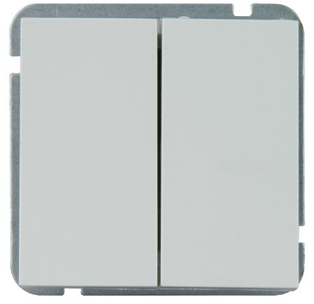 UNITEC Serienschalter, Valencia, Serie 801, alpinweiß