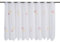 Elbersdrucke transparente Bistrogardine 25001 weiß-bunt 60 x 160 cm Scheibengardine für Küche Küchenfenster Sichtschutz 503998