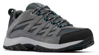 Columbia CRESTWOOD Chaussures Basses De Randonnée Et Trekking Femme, Gris (Graphite x Pacific Rim), 36 EU