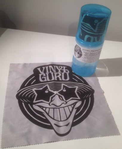 200ml Antistatic Vinyl Record Cleaner Cleaning Fluid Spray with Microfibre Cloth