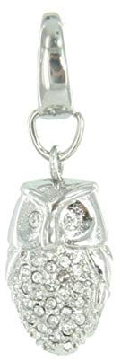 Fossil Damen-Charm Eule Zirkonia Edelstahl Gr. JF00016040