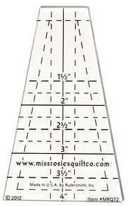 The Lil' Crumbler Tumbler Quilting Template Ruler by Miss Rosie's Quilt Co ~ 3.8cm to 10cm Miniature Solo Cups ~ Dixie Cups