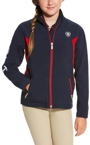 ARIAT Kid's New Team Softshell Jacket Blue Size X-Small