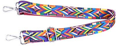 Fenical Verstellbare Handtasche Riemen Handtasche Nylon Ersatz Crossbody Taschen Strap (bunt)