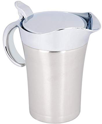 Cafopgrill Pot à Sauce Thermo, 450 ML / 750 ML, Acier Inoxydable 304, à Double paroi, isolé, saucière, Accessoires de Cuisine 750 ML