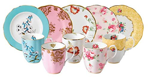 Royal Albert Ensemble tasse et assiette 100 ans 1950-1990