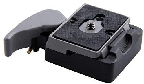 Premium Quality Camera 323 Quick Release Clamp Adapter + Quick Release Plate Compatible for Manfrotto 200PL-14 Compat Plate Nice Design