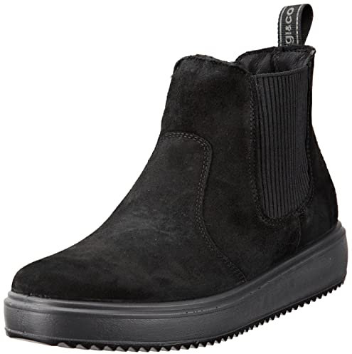 IGI&CO Donna Athena, Stivali Chelsea, Arancione Nero 01, 35 EU
