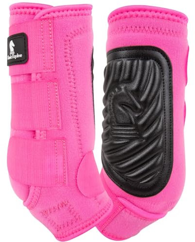 Classic Equine ClassicFit Sling Boots, Front (Hot Pink, Medium)