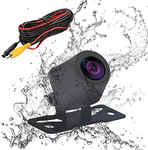OBEST Auto Rückfahrkamera AHD 720P KFZ Frontkamera | Nachtsicht IP68 Wasserdicht Metall Nachrüsten Rear View Camera Auto Kamera für Universell 12V LKW SUV Wohnwagen Van