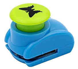 TSI Motivstanzer Schmetterling, Größe: (HxBxT) 5 x 4 x 6 cm, Stanzdurchmesser ca. 25 mm, ideal für Papier und Bastelkarton, Art. Nr. 49657-B-1