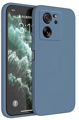 Topme Coque pour Xiaomi MI 13T / Xiaomi MI 13T Pro (6.67 inches) Etui Housse, Protecteur de Peau en Silicone TPU - Gris Lavande