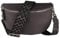 MIRROSI® Bauchtasche Damen, Echtleder, Made in Italy, Umhängetasche, Brusttasche, Crossbody Bag (1 Tasche & 2 Gurte) (Dunkelgrau (Bohemian Dunkelgrau Schwarz), Große Tasche (28x18x9cm))