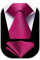 Enlision Krawatte für Herren mit Einstecktuch Set Einfarbig Rosa Herren Krawatte für Hochzeit Seide Gepunktet Herren Krawatten mit Taschentuch für Formelle Business Geschäfte Weihnachten,Rosa