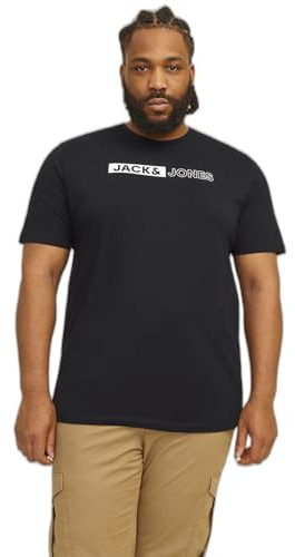 Jack&Jones Plus Herren Jjecorp Logo Tee Play Ss O-n Noos Pls T-Shirt