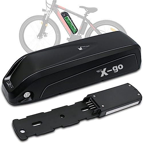 X-go Batteria per Bici Elettrica - 36V 13 Ah 4 Pin Hailong Electric Lithium Ion for 500 W 350 W 250 W Motore Elettrico per Bici