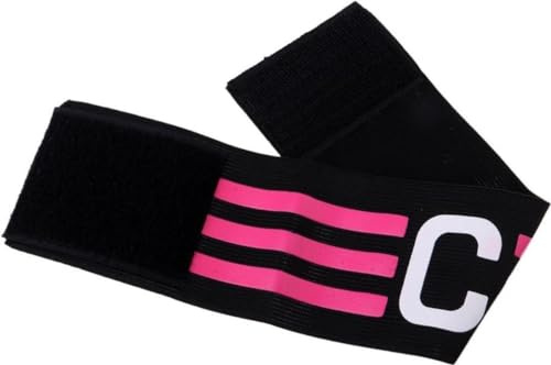 Jumada's - Kapitänsbinde Schwarz Pink - Für Sport, Bewegung und Kinder und Erwachsene - 1 Stück