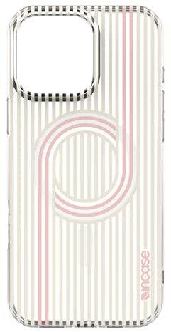 Incase Level Schutzhülle für iPhone, MagSafe-kompatibel, 3 m Fallschutz, Schutzhülle mit Lanyard-Schlaufe, schlankes und minimalistisches Design (Linien Schlaufen mit Pop-Farbe, iPhone 16 Pro Max)