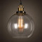 TOKTOP Suspension Luminaire Vintage, Industrielle E27 Lustre Plafond Abat-Jour en Verre Lampe Plafonnier Pendant Lampe pour Salon Cuisine Salle à Manger